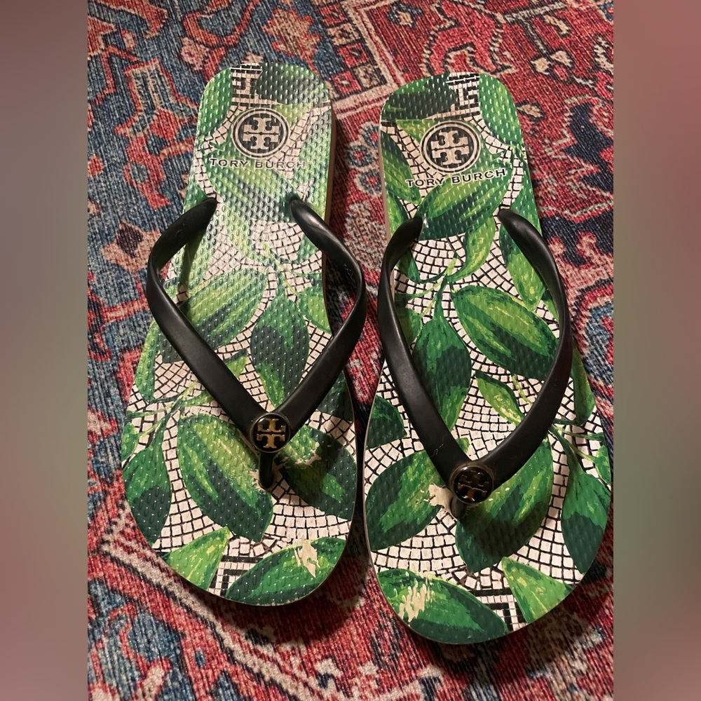 Tory Burch rubber flip flops